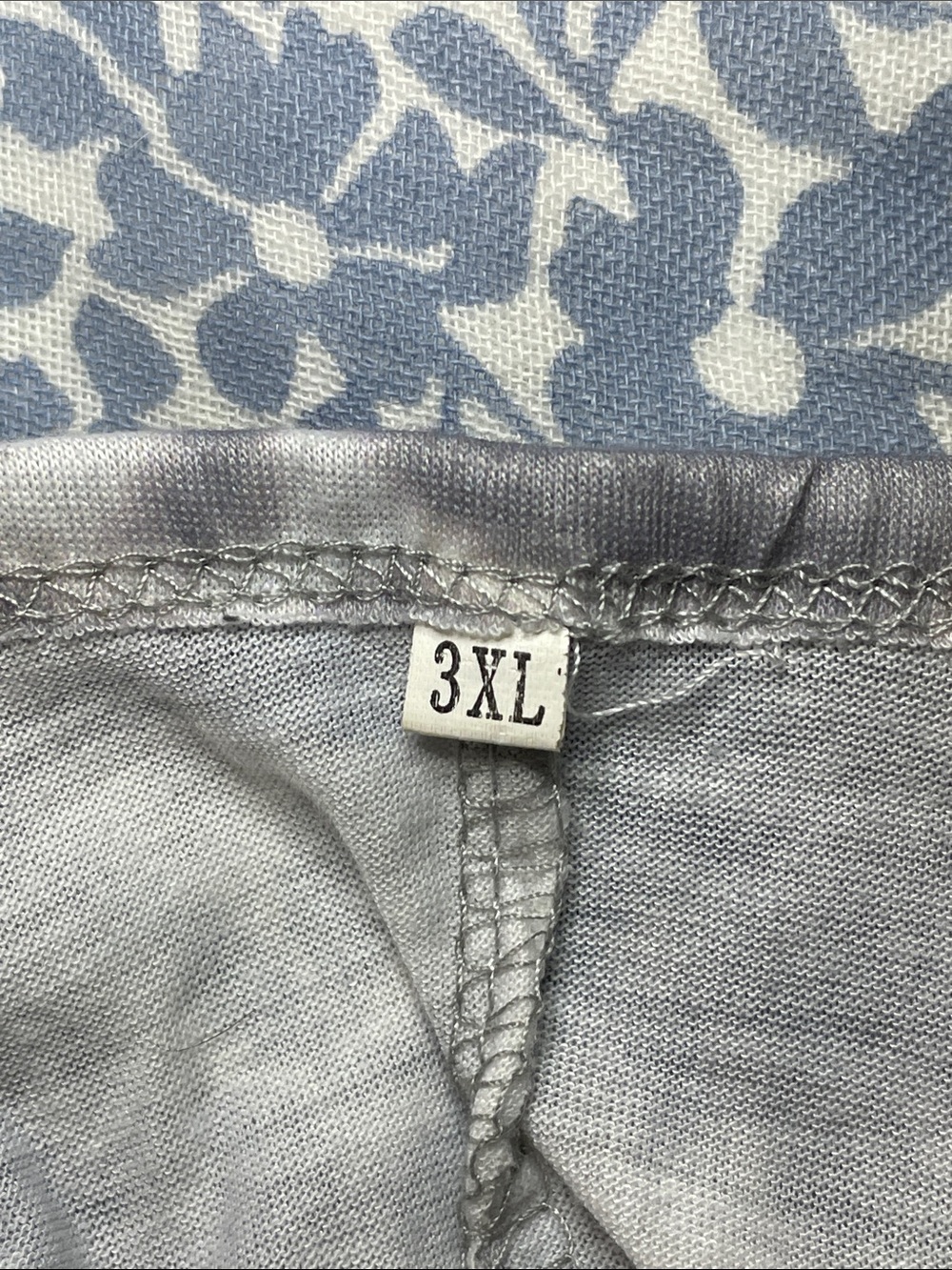 Gray and White Tie-Dye Maxi Dress Plus Size 3x - EUC - Picture 5 of 8